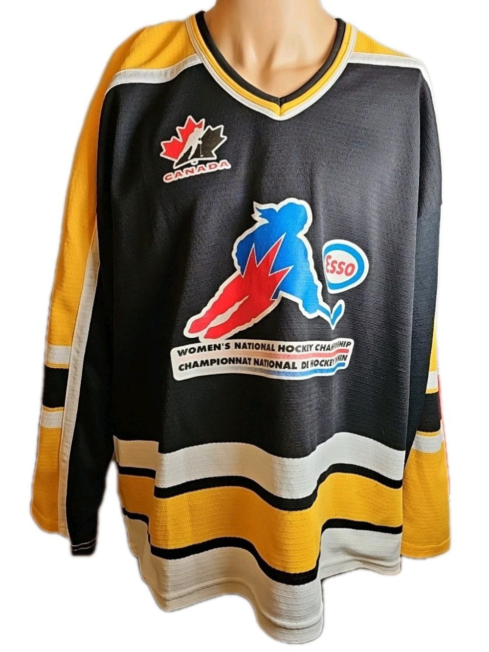 Team Nova Scotia Canada Women's National Hockey Championship Jersey Nike Large